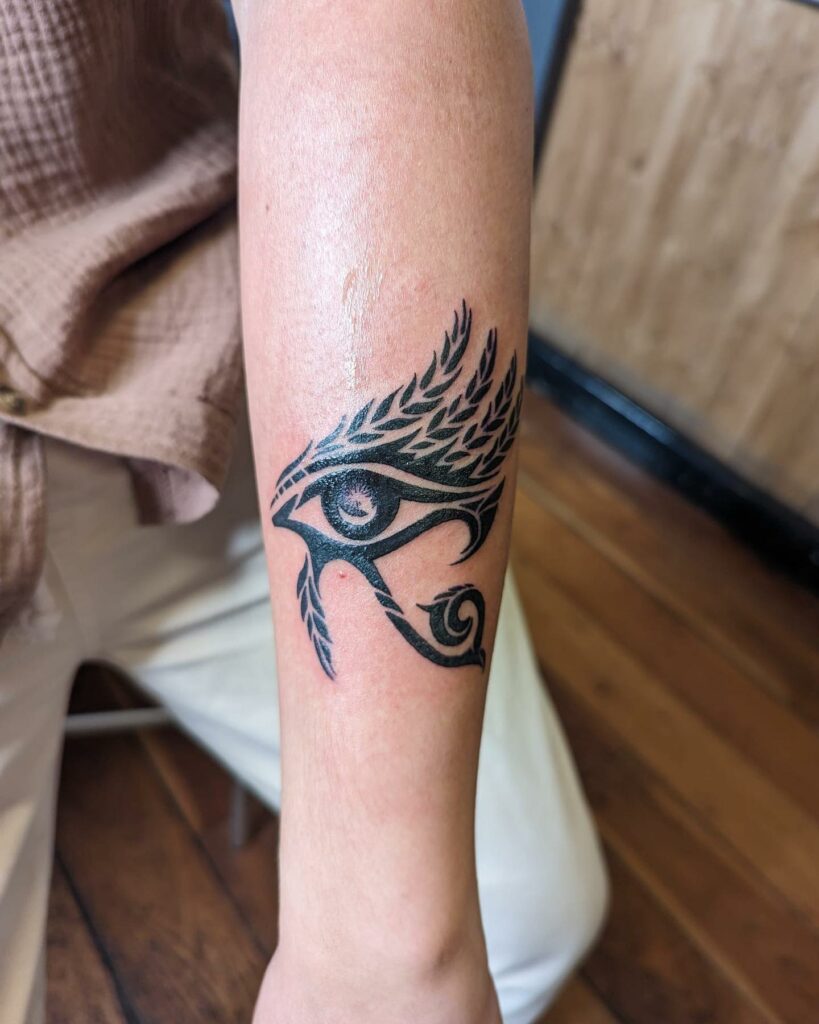 EGYPTIAN TATTOO IDEAS THAT WE LOVE IN 2024 19 Eye of Horus Tattoos