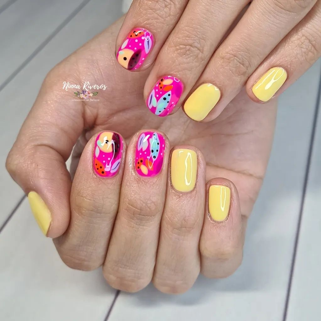 20 Latest Pink And Yellow Nail Ideas To Try In 2024! 29 Incredible Design Pink And Yellow Nails
