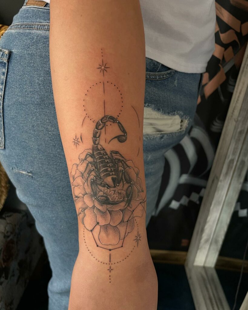 AMAZING MARIGOLD TATTOO DESIGNS & MEANINGS TO INSPIRE YOU IN 2024 30 Geometric Marigold Tattoo