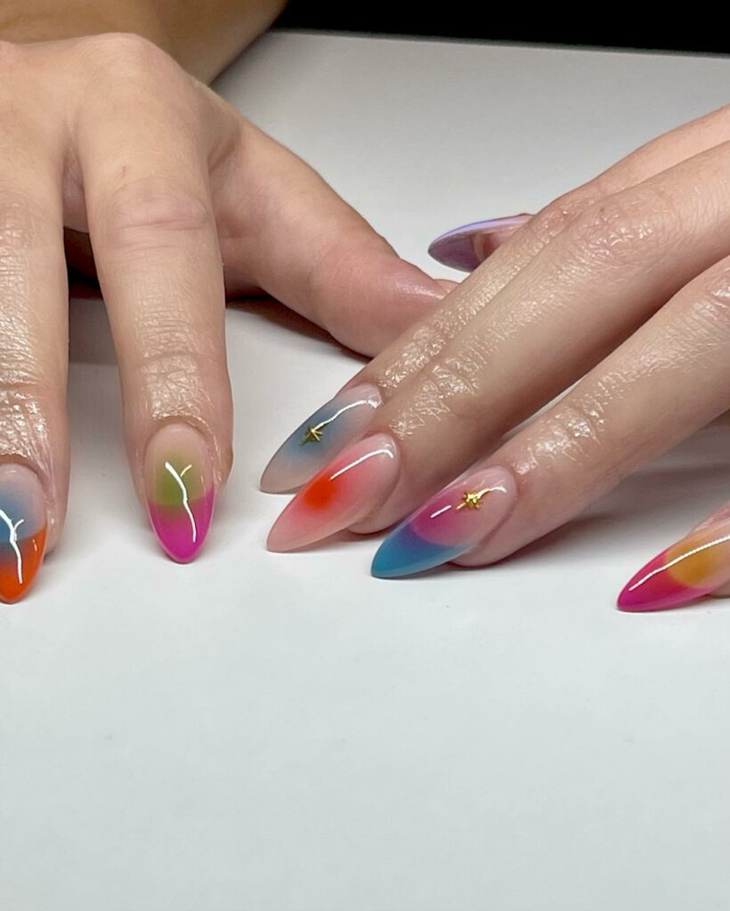 30 Latest Aura Nails Ideas To Try In 2024! 14 Stars In Your Eyes
