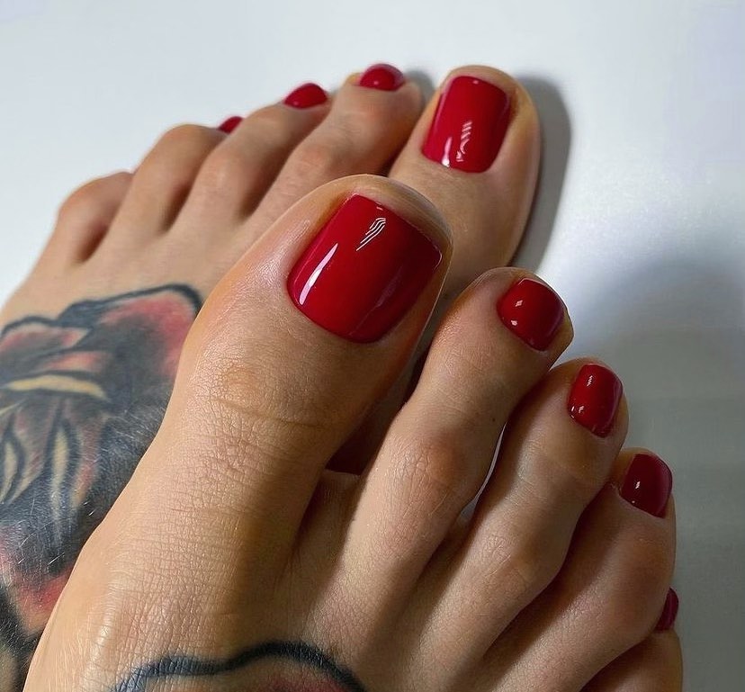 Feel Fruity with 25 Cherry Toenail Pedicure Ideas for 2024 29 Cherry Red Pedicure