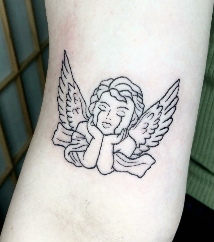 Amazing Cherub and Baby Angel Tattoo Designs and Meanings To Inspire In 2024 12 Cherub Tattoo