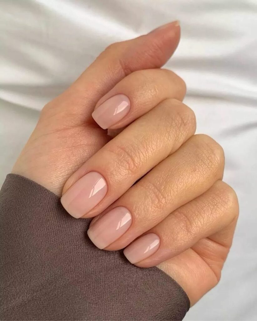 20 Latest Nude Short Nail Ideas To Try In 2024! 20 Short Square Nude Nails