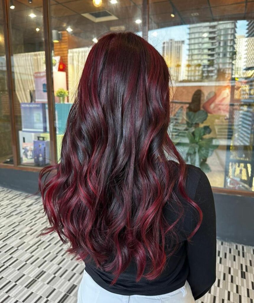 25 Caramel Brown Hair With Red Highlights Ideas to Try in 2024 13 Dark Brown Hair with Red Highlights