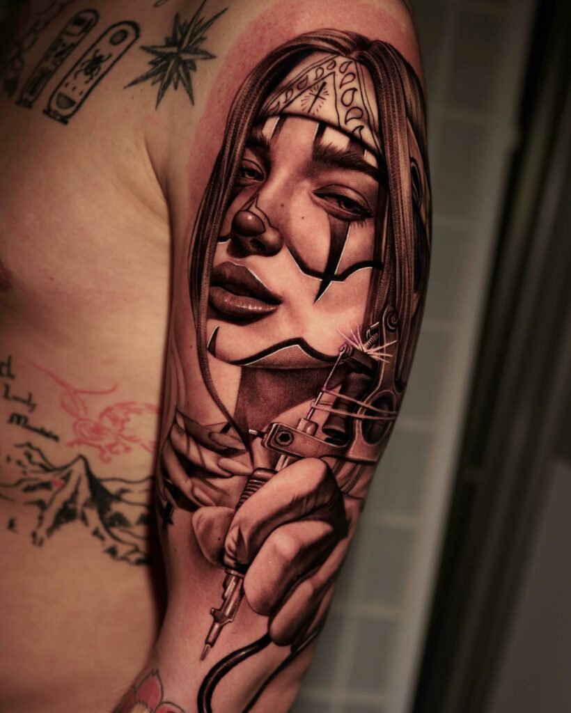 AMAZING CLOWN TATTOO IDEAS & THEIR MEANINGS 13 Payasa Clown Tattoo