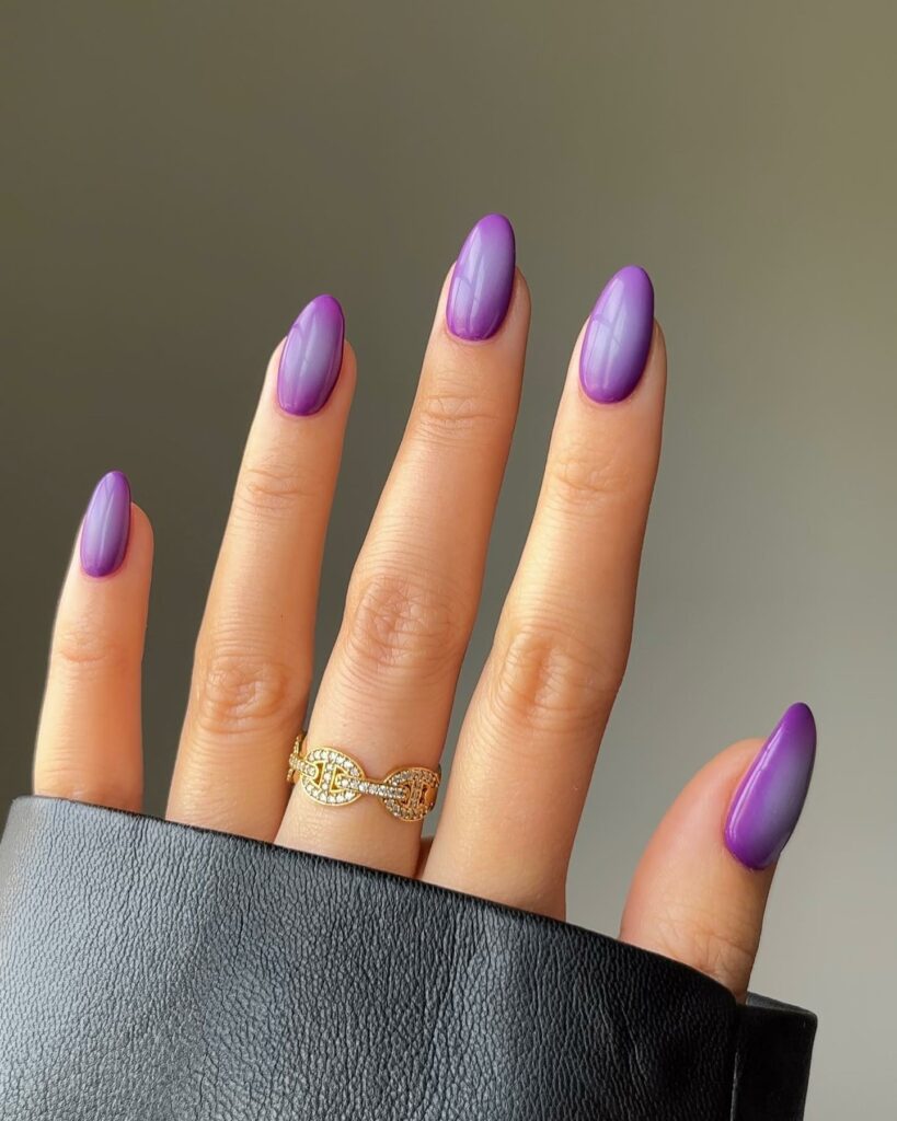 Sparkle with 35 Dark Purple Nails & Glitter in 2024 13 The Reverse Aura Effect