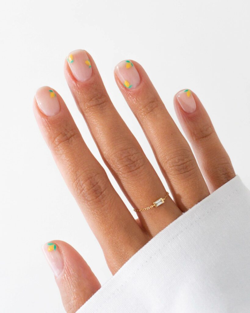 20 Latest Minimalist Nail Ideas To Try In 2024! 24 Minimalist Nails With Tiny Corn Design