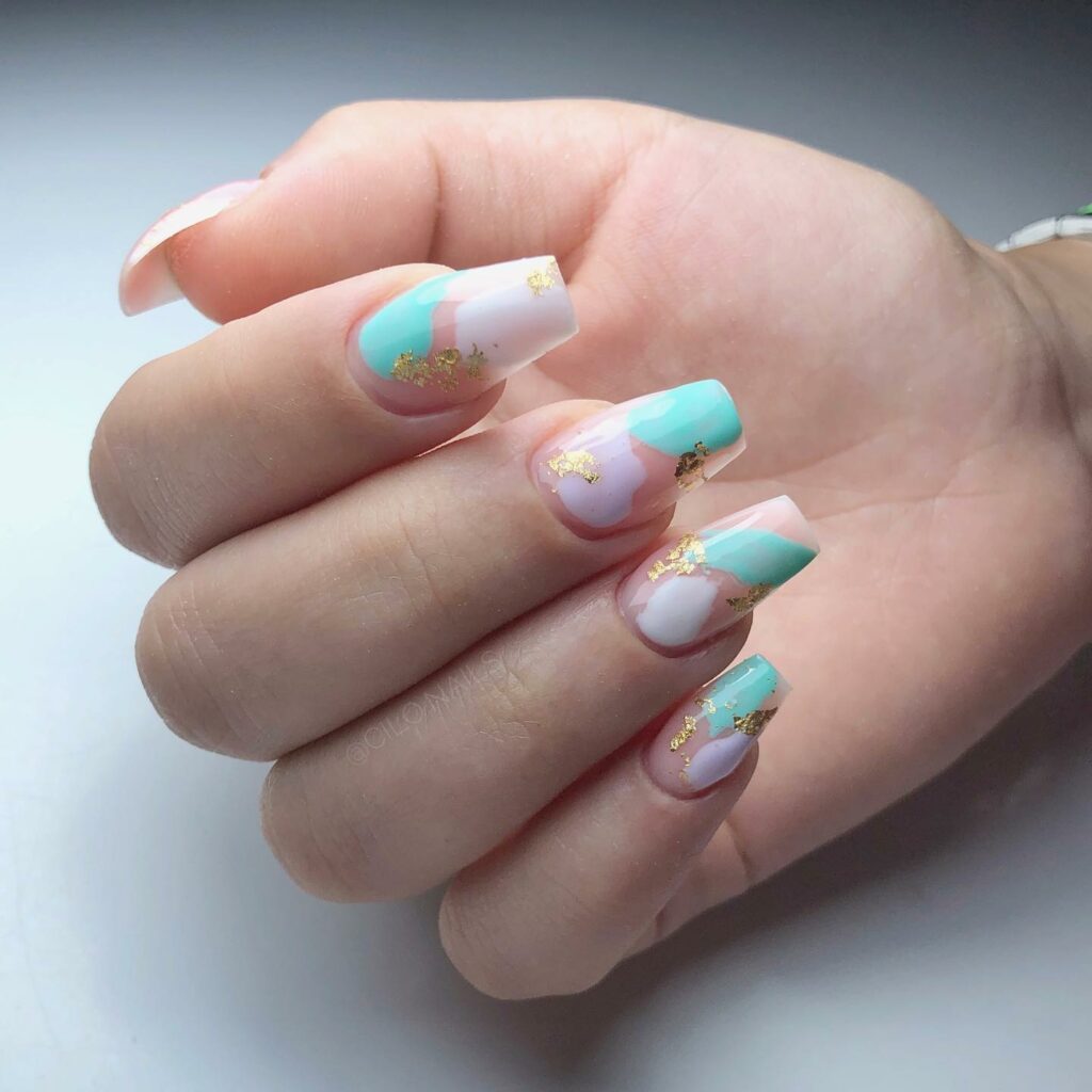 Feel Tropical with 35 Tropical Nails Designs for 2024 34 Green Beach Nails