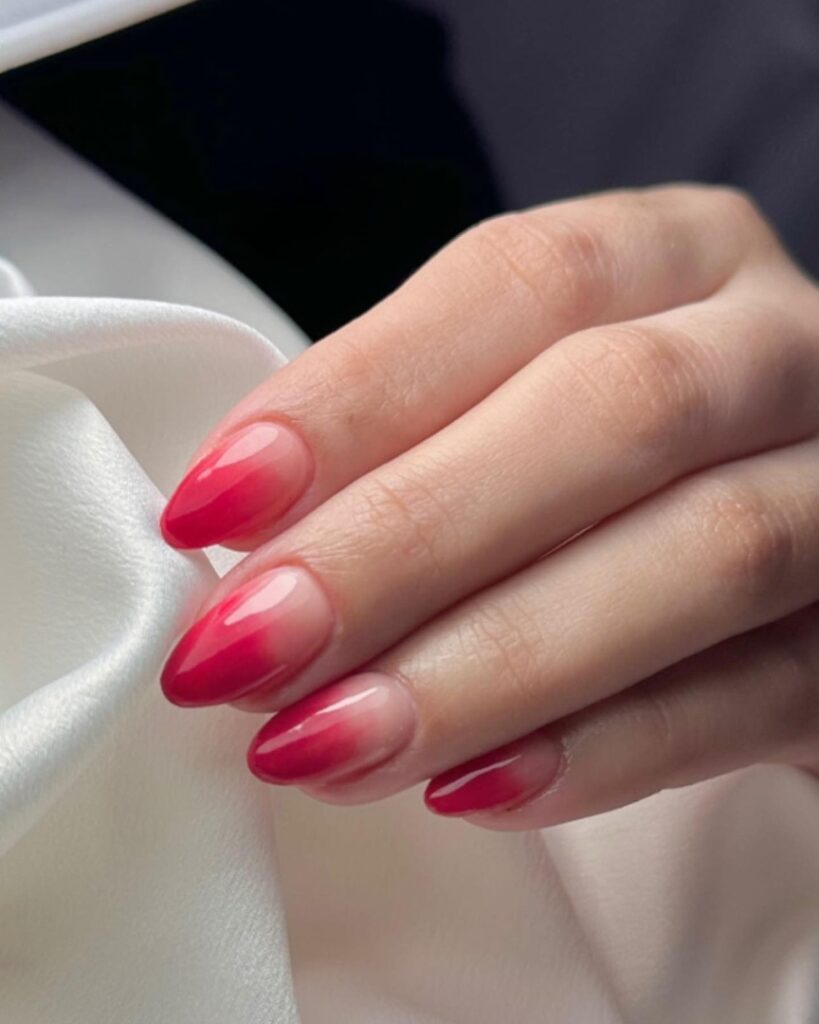 15 Latest Red Ombre Nail Designs To Try In 2024! 12 Pink and Red Ombre
