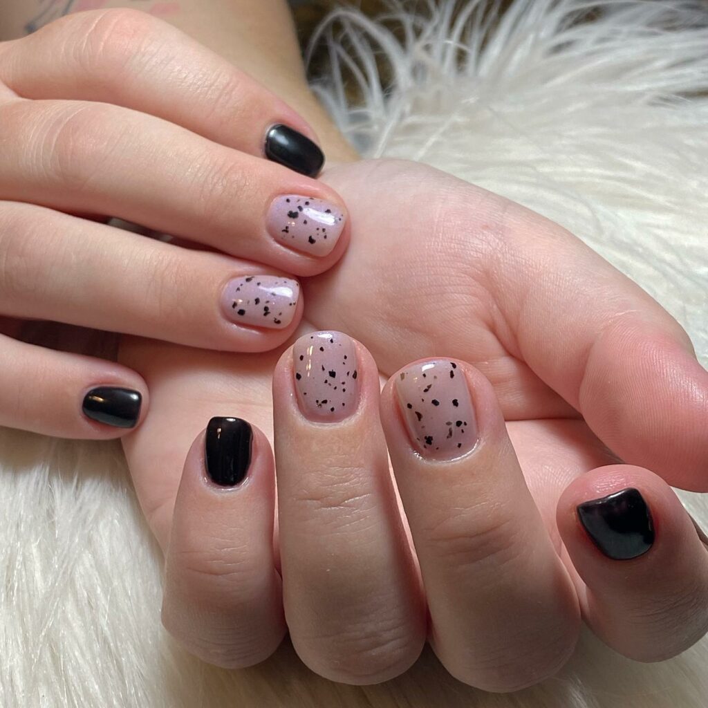 Indulge in 35 Black And Pink Nail Designs To Try in 2024 33 Understated Elegance