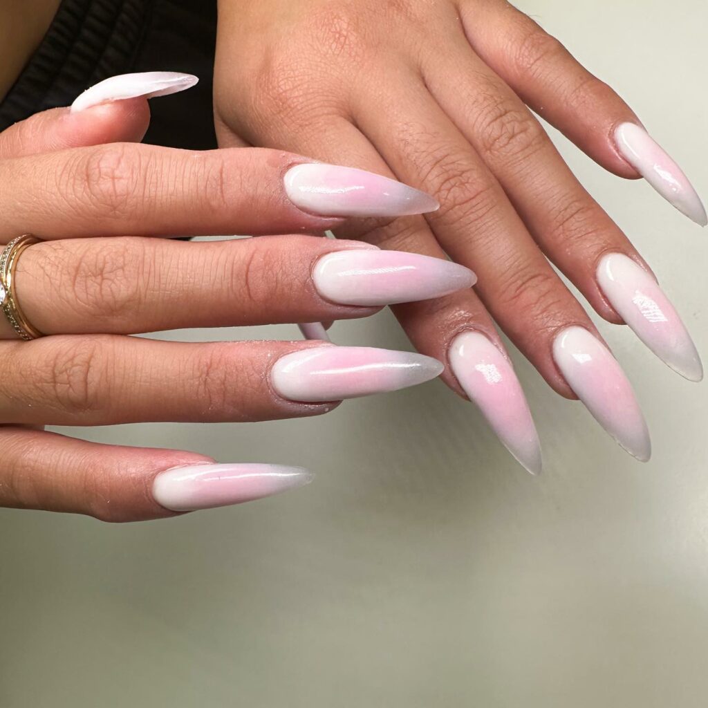 30 Latest Aura Nails Ideas To Try In 2024! 30 Baby Pink And Nude Aura Nails