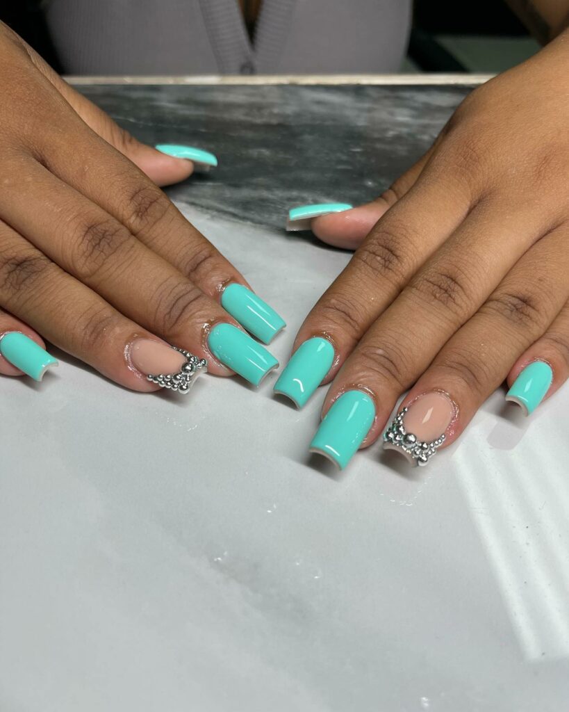 23 Elegant Pedicure Designs to Try in 2024 31 Soft Aqua Brilliance