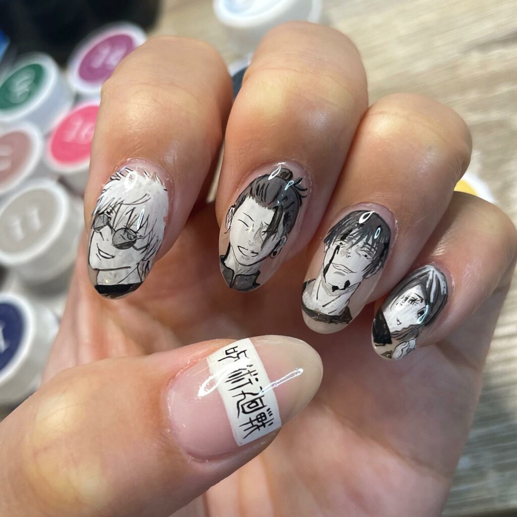 Embrace 40 Anime Nail Designs in 2024 15 Tokyo Revengers