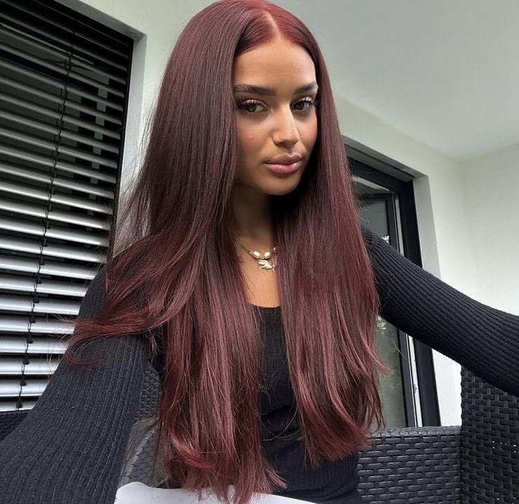 55 Bold Burgundy Dark Red Hair Ideas to Try in 2024 18 Deep Burgundy