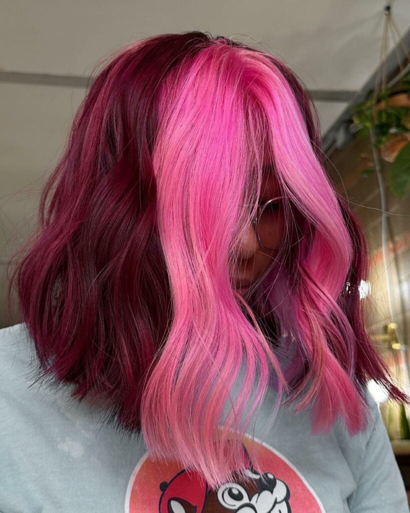 45 Pink Hairstyles to Add a Pop of Color to Your Look in 2024 23 Red and Pink Hair