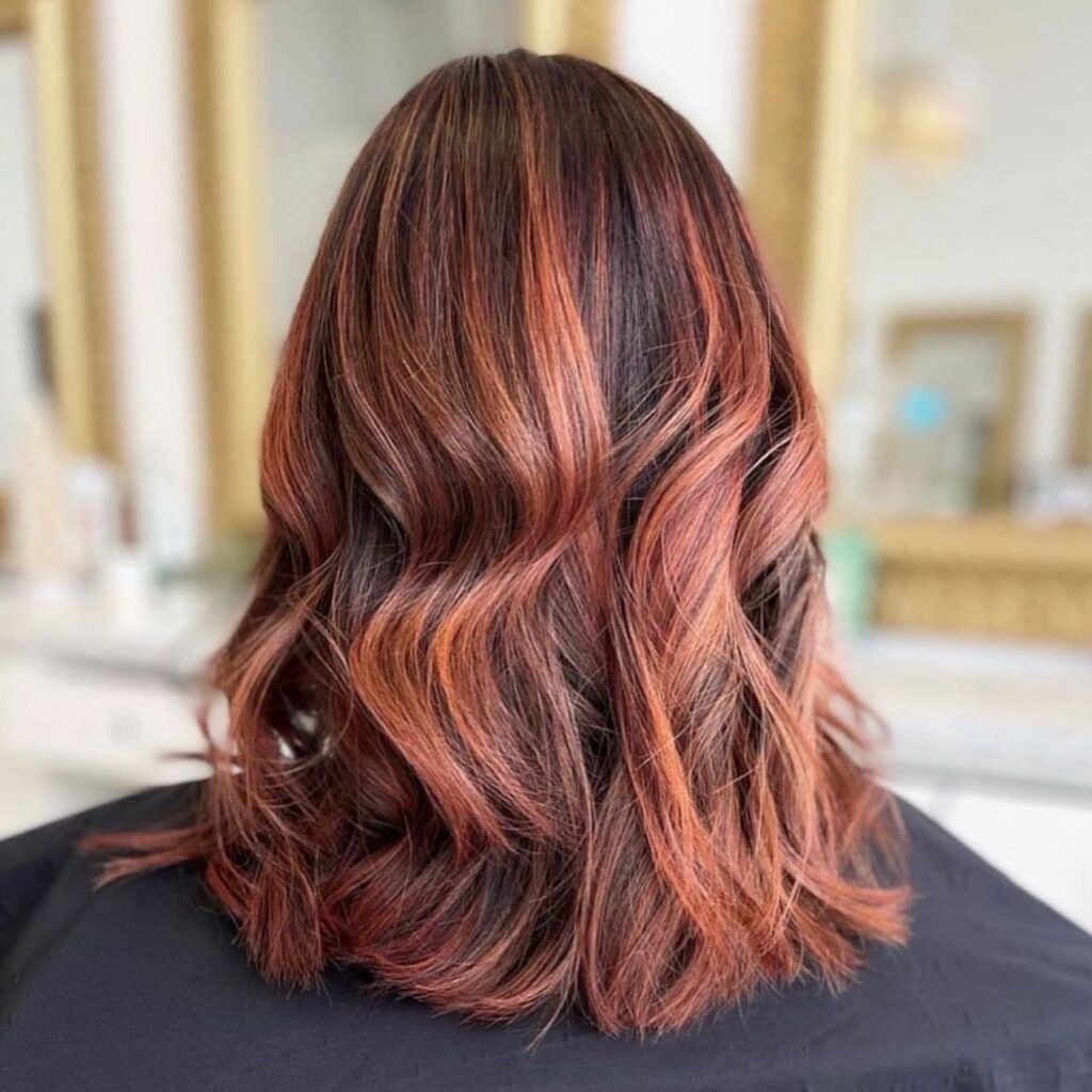 35 Copper Hair Color Ideas to Spice Up Your Look in 2024 18 Deep Brown with Copper Highlights
