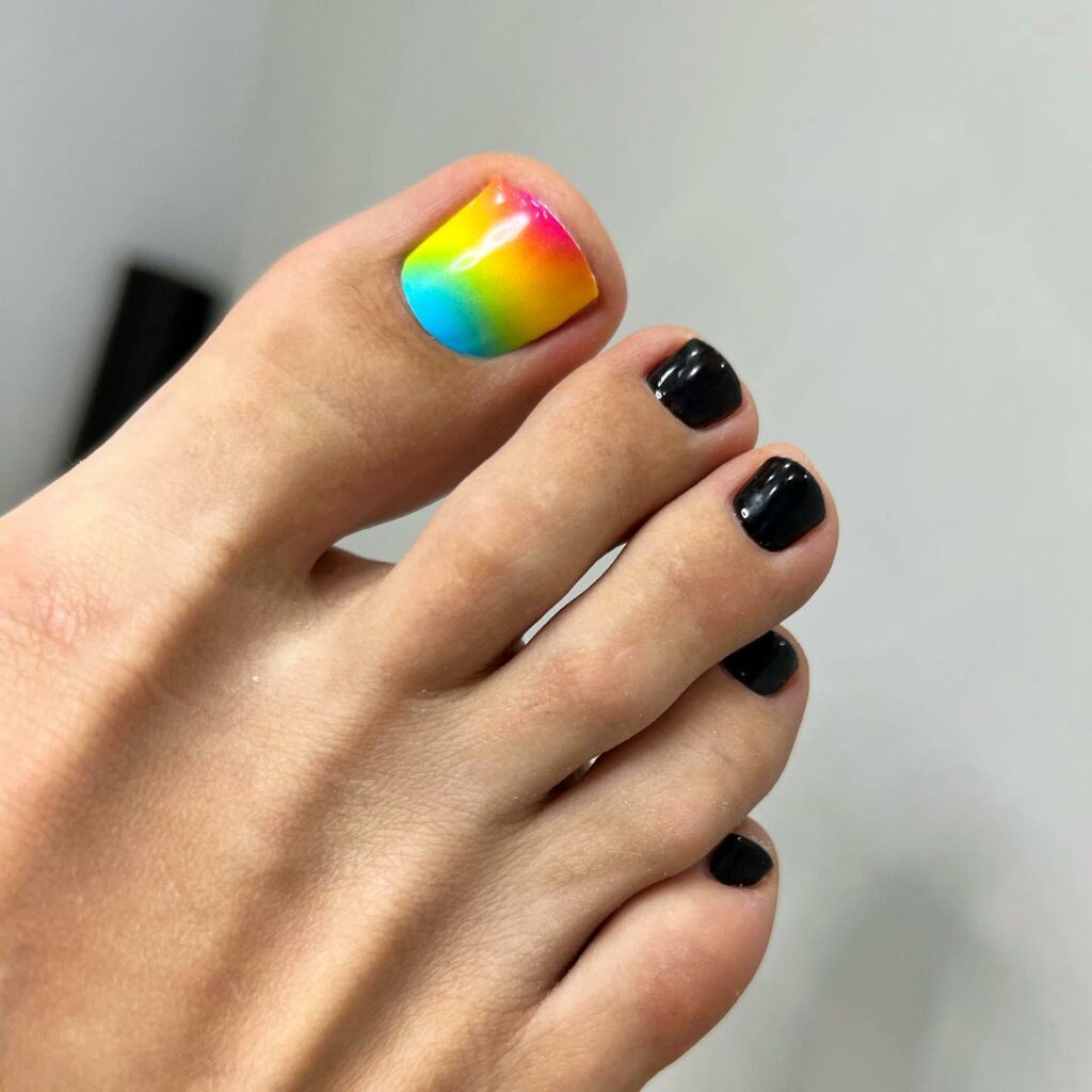 35 Rainbow Pedicure Ideas to Add Vibrancy to Your Look in 2024 40 Rainbow Swirls