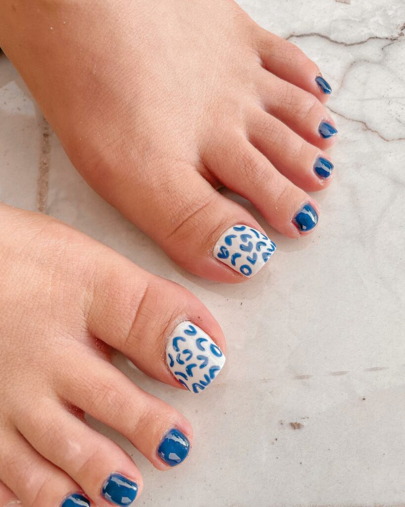 27 Latest Blue Pedicure Designs To Try In 2024! 31 The Intricate Pattern Saga