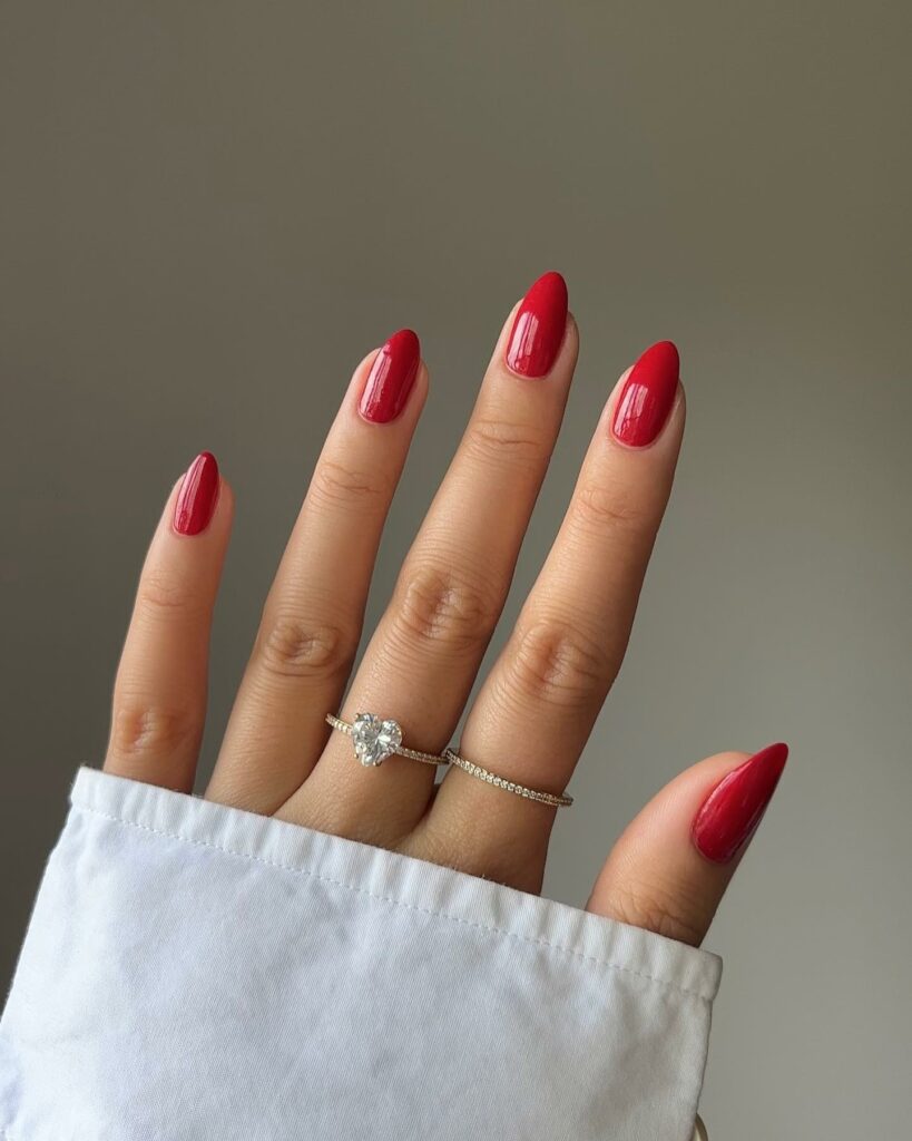 20 Latest Dark Red Nail Ideas To Try In 2024! 38 Jelly Red