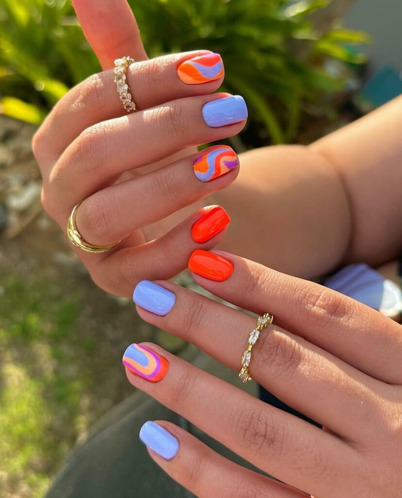 40 Latest Short Summer Nail Designs To Try In 2024! 22 Neon Short Summer Nails