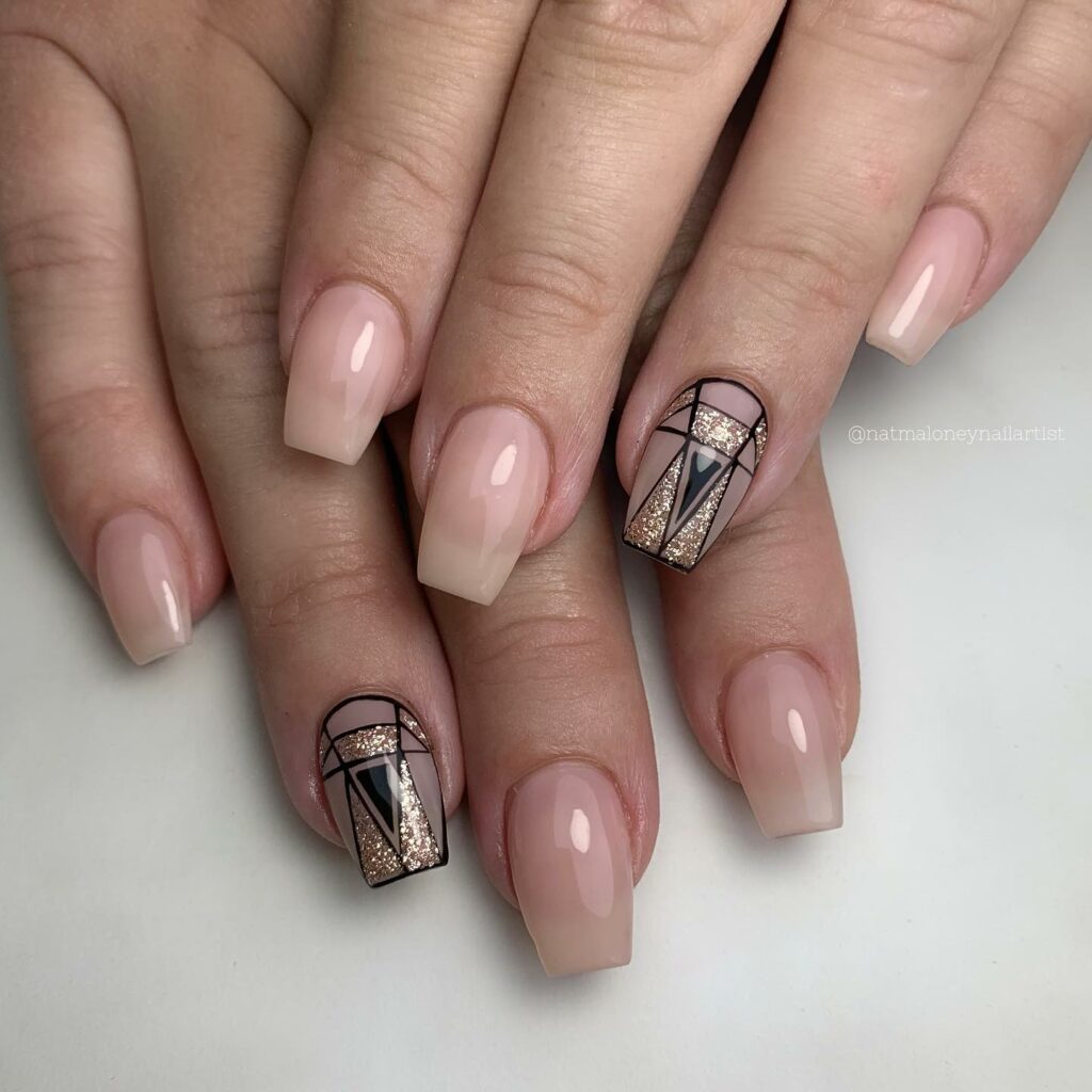 Indulge in 35 Black And Pink Nail Designs To Try in 2024 34 Graphic