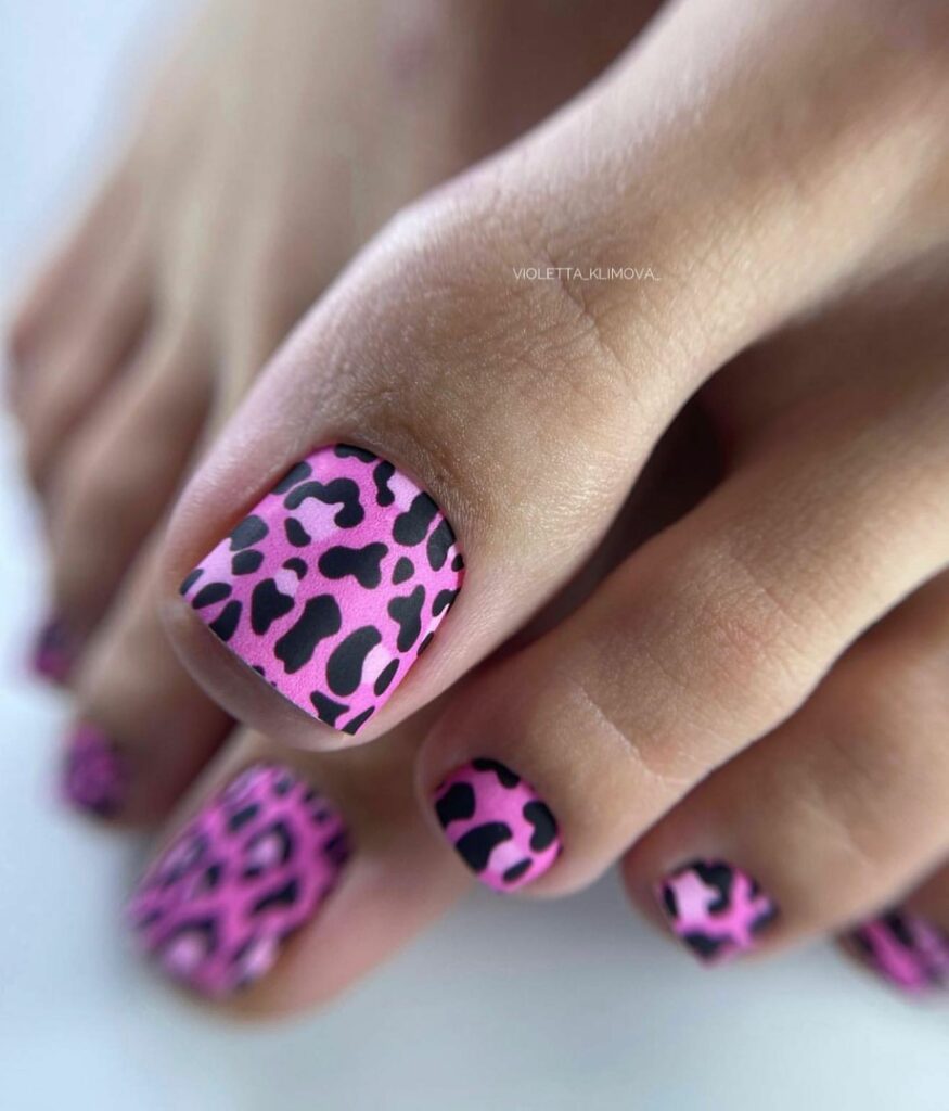 22 Latest Black Pedicure Ideas To Try In 2024! 11 Pink and Black