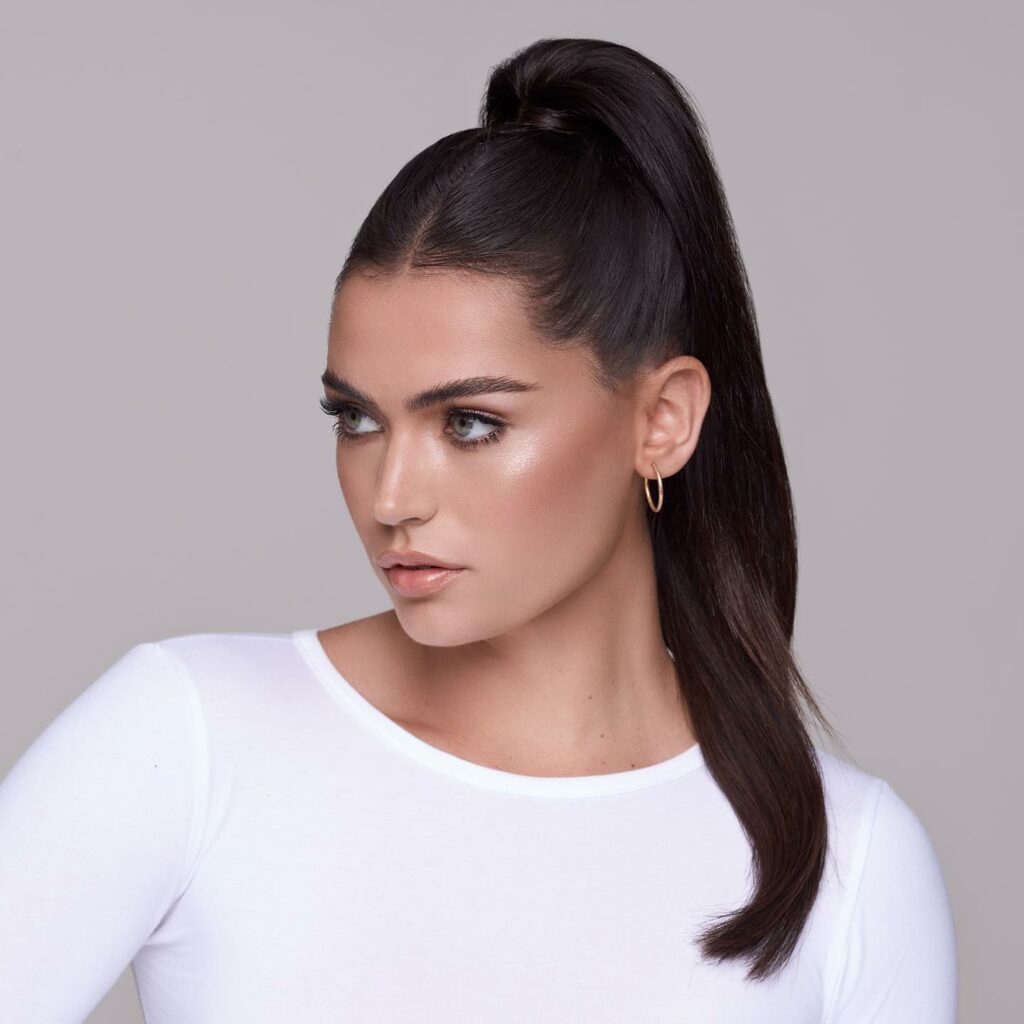 35 Ponytail Hairstyles Ideas for Effortless Elegance in 2024 27 The Sleek and Fierce High Ponytail