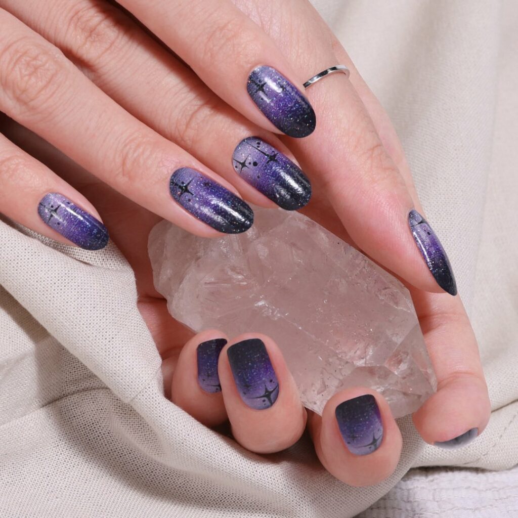 Discover 35 Purple Ombre Nail Designs To Try in 2024 40 Purple Sparkles