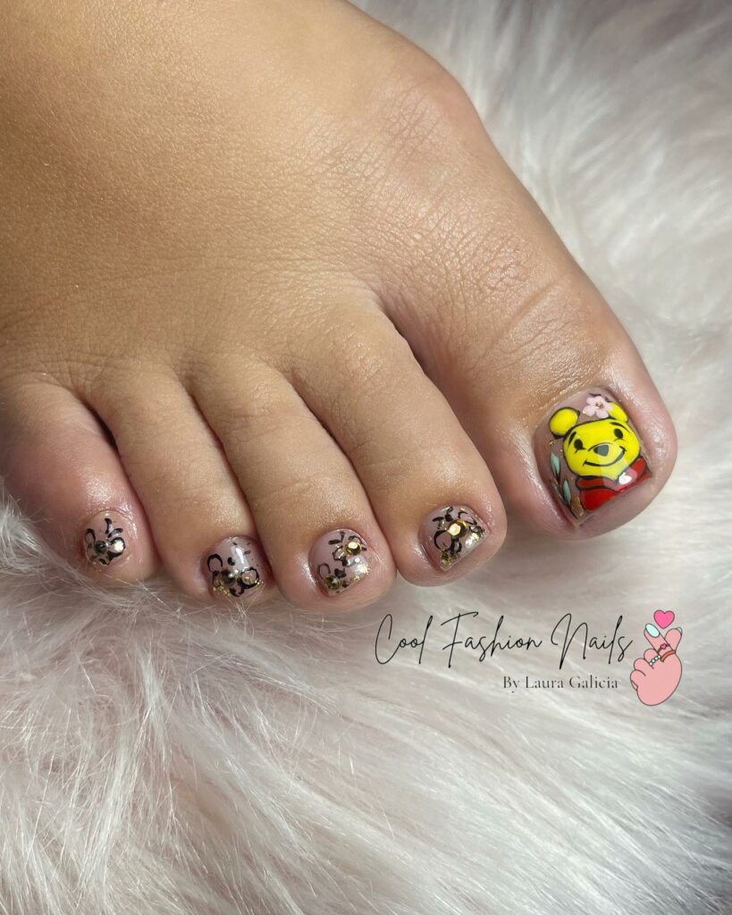 15 Latest Disney Pedicure Designs To Try In 2024! 24 Winnie The Pooh Pedicure