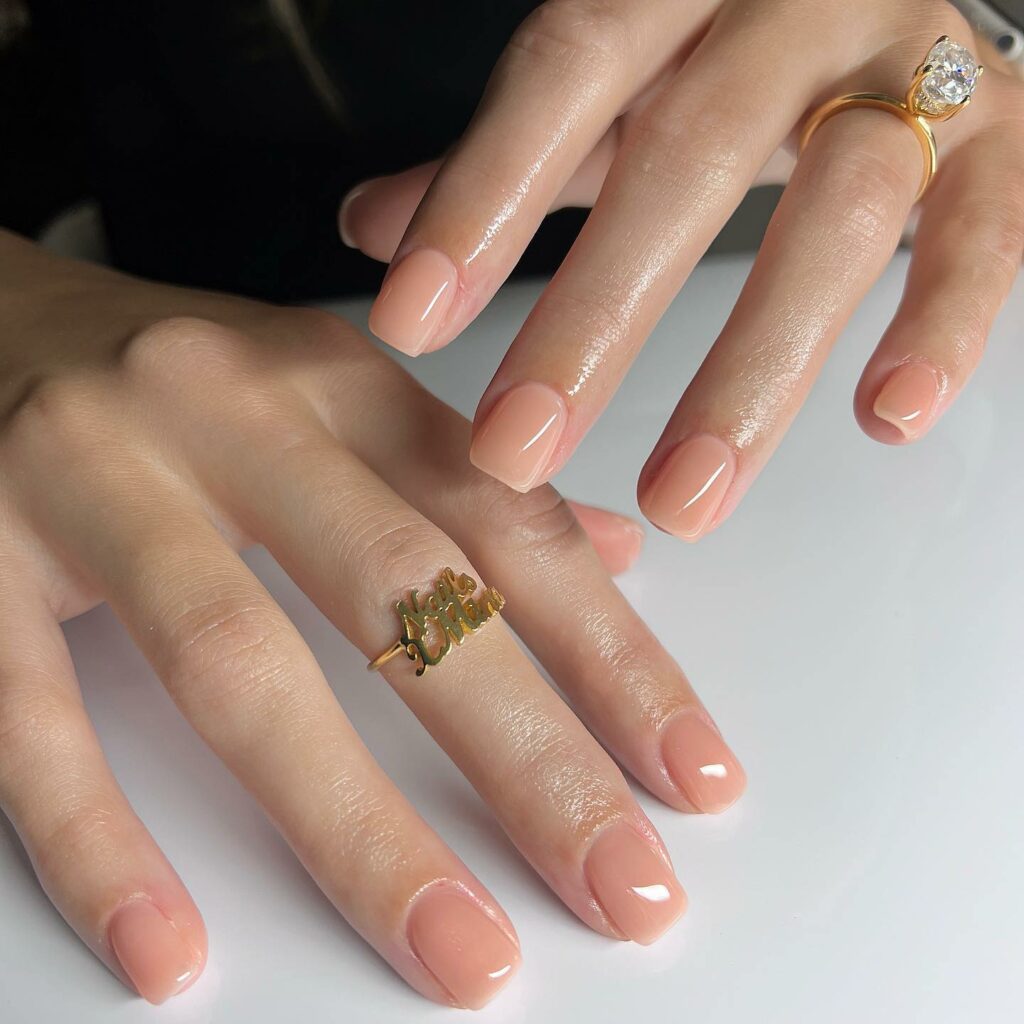 Get Peachy with 30 Peach Nail Designs for 2024 16 Barely There