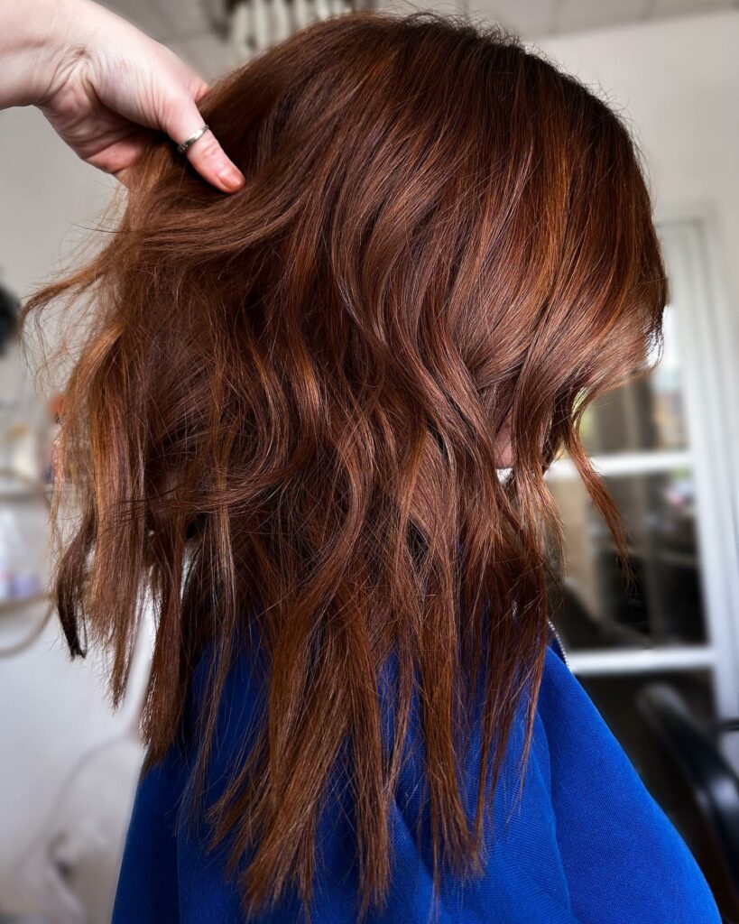 35 Copper Hair Color Ideas to Spice Up Your Look in 2024 16 Flaming Highlights on Brown Base