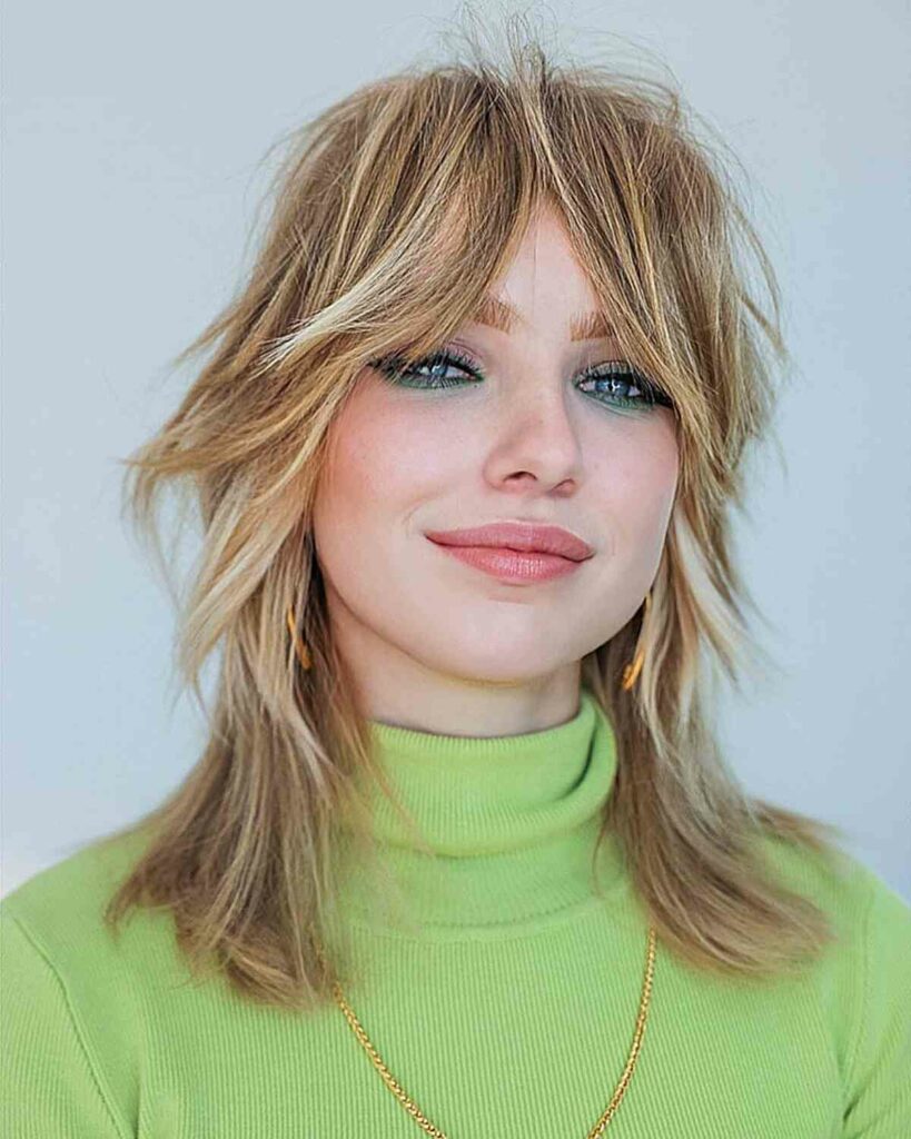 35 Face Framing Layers Ideas to Elevate Your Look in 2024 44 Sassy and Choppy Shoulder-Length Styles
