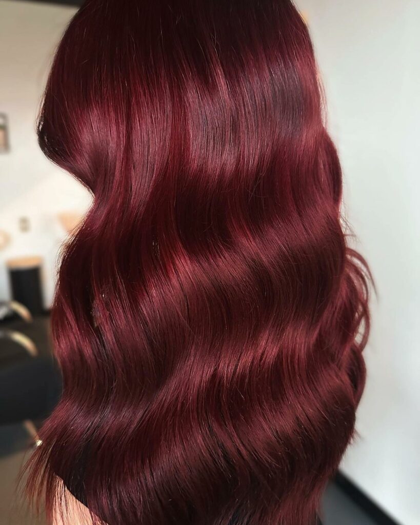 35 Dark Red Hair Ideas to Add Drama to Your Look in 2024 20 Deep Red Wine