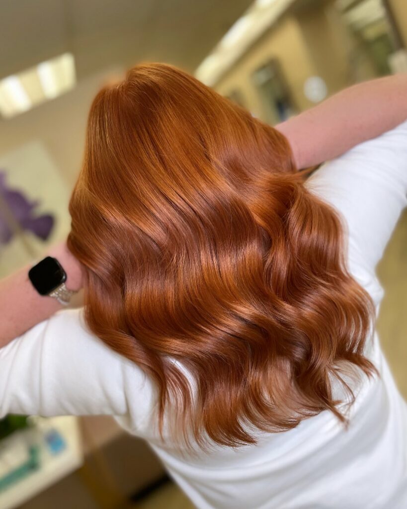 35 Reddish Brown Hair Color Ideas to Try in 2024 16 Dimensional Red Brown Lob