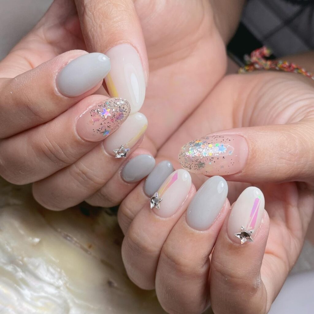 45 Latest Nails With Rhinestones Designs To Try In 2024! 37 Subtle Sparkle
