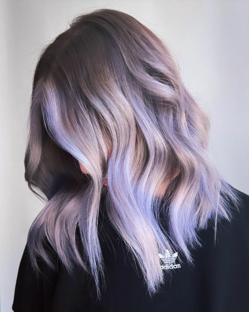 40 Purple Highlight Hair Ideas to Try in 2024 35 Neon Bright