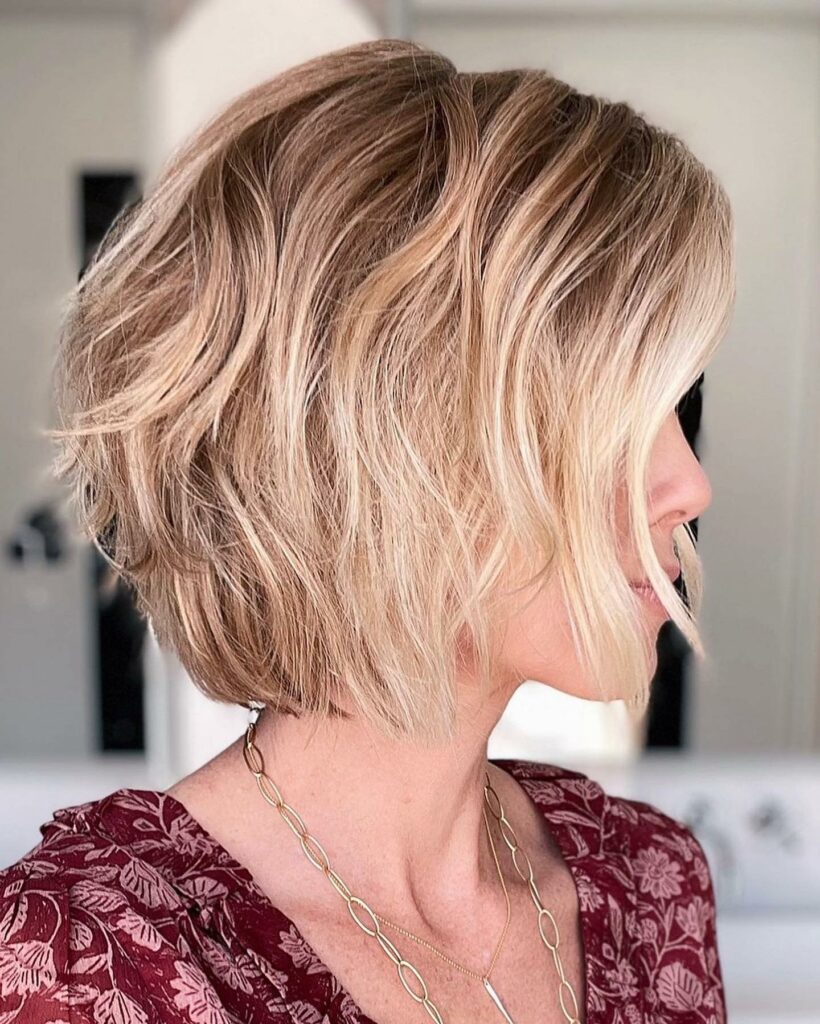 35 Face Framing Layers Ideas to Elevate Your Look in 2024 11 The Modern Bob Twist