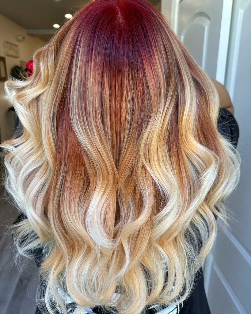 25 Caramel Brown Hair With Red Highlights Ideas to Try in 2024 11 Strawberry Ombre