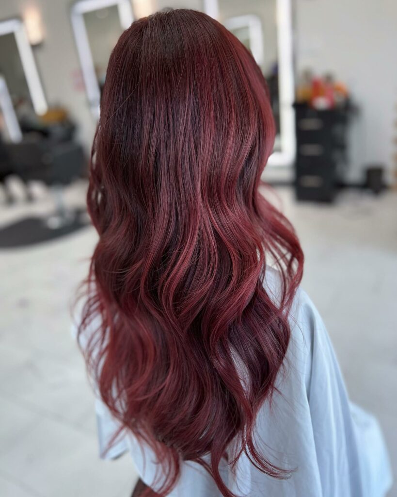 35 Dark Red Hair Ideas to Add Drama to Your Look in 2024 23 Dark Cherry Red Hair Color