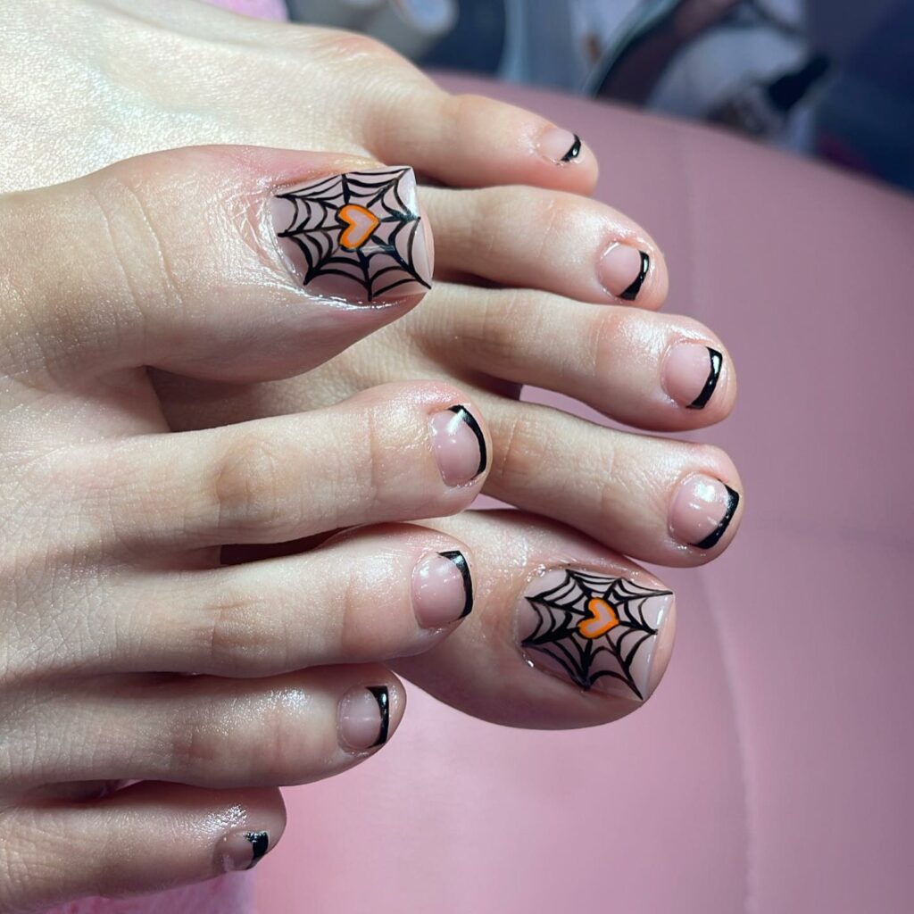 50 LATEST BLACK FRENCH PEDICURE IDEAS TO TRY IN 2024! 62
