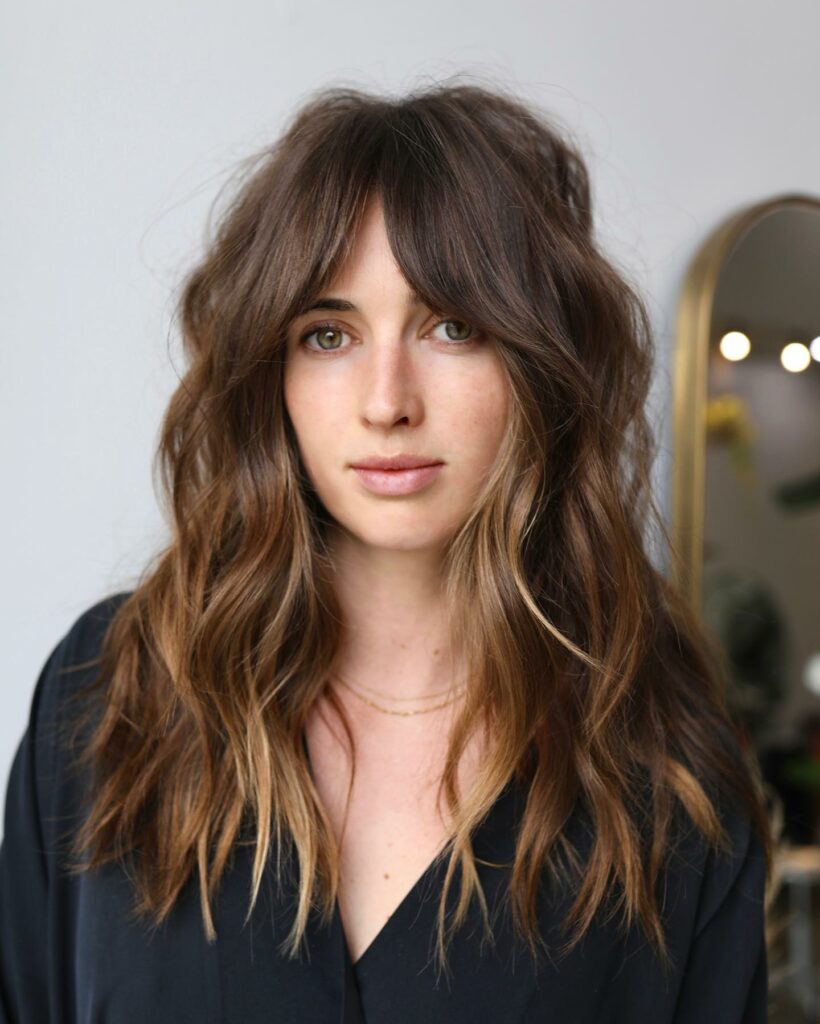 25 Long Layers With Curtain Bangs Hair Ideas to Try in 2024 14 Swoopy Long Hair and Curtain Bangs
