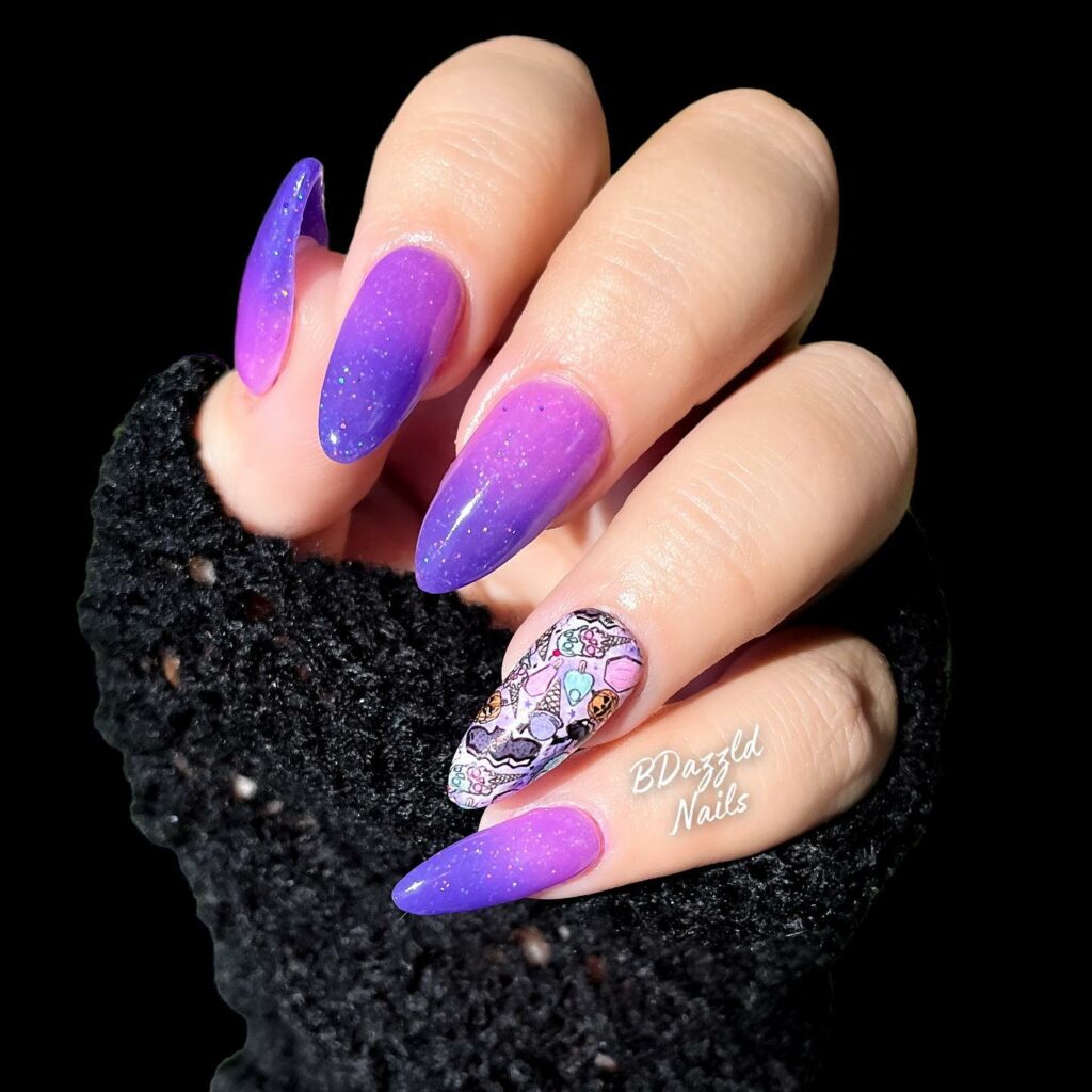 30 Latest Pink And Purple Nail Designs To Try In 2024! 37 Pink And Purple Accent Nails