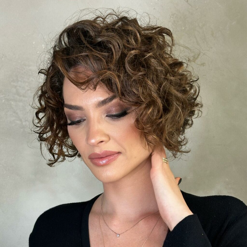 30 Curly Hairstyles Ideas to Flaunt Your Curls in 2024 34 Messy Rounded Curly Bob