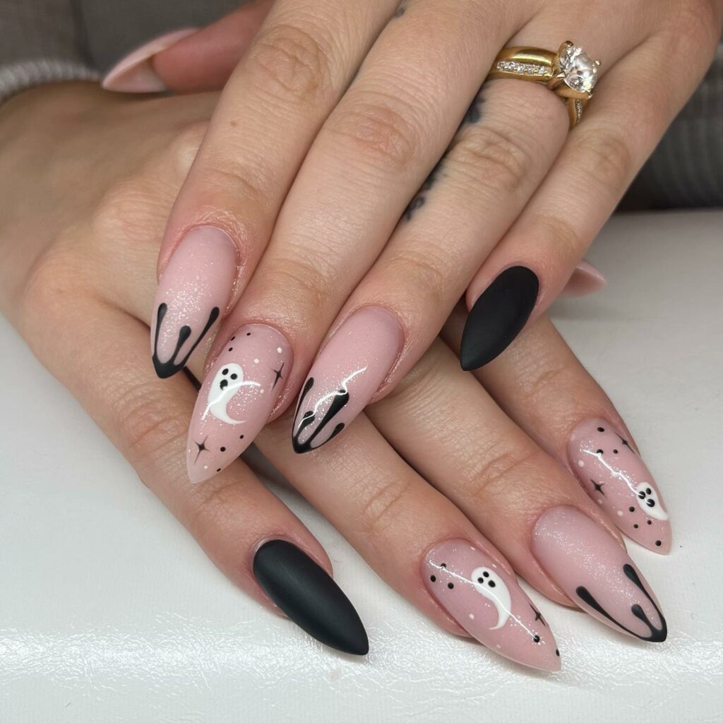 Indulge in 35 Black And Pink Nail Designs To Try in 2024 23 The Subtlety in Details