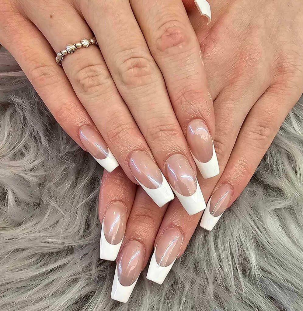 Try 50 Coffin French Tip Nail Designs in 2024 19 Simply Chic Coffin Nails