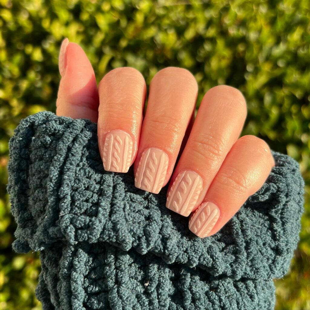 Stay Cozy with 25 Sweater Nail Ideas in 2024 10 The Magic Of Texture