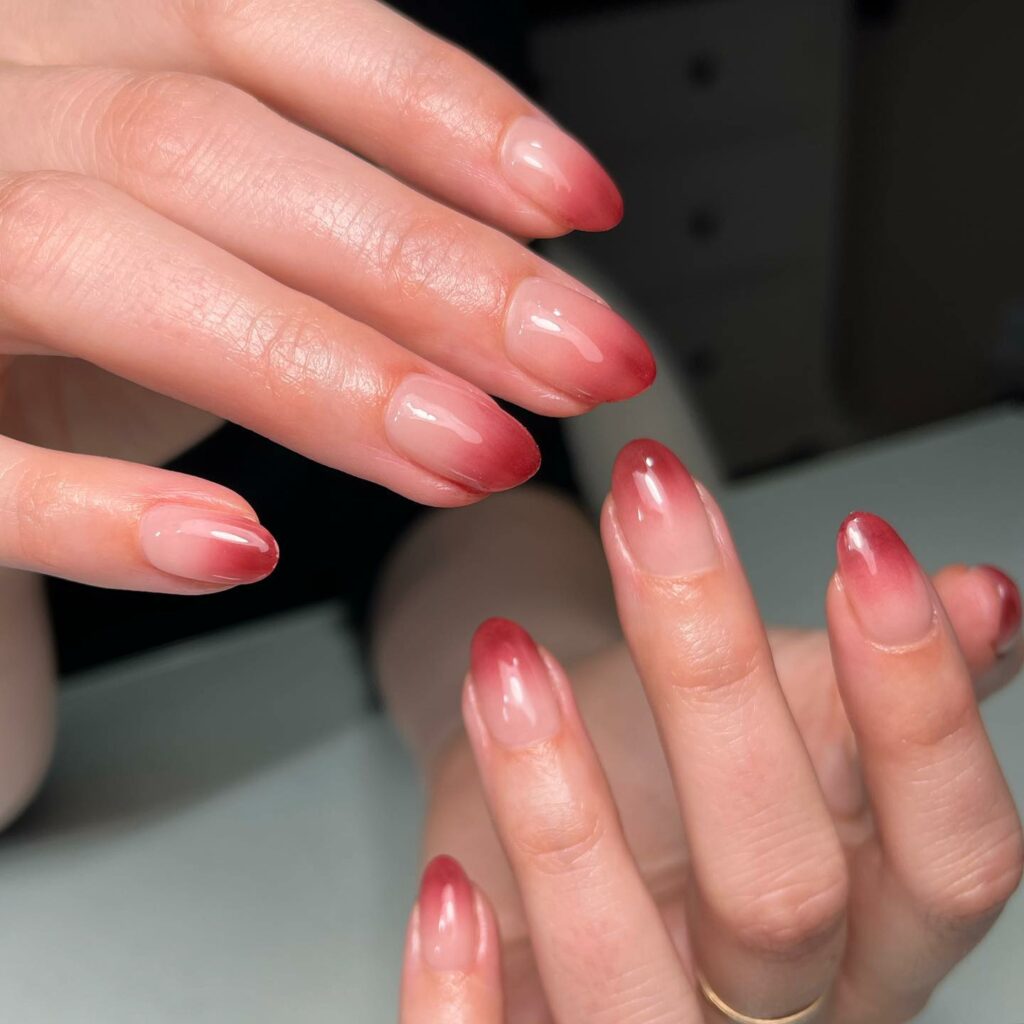 30 Latest Almond French Tip Nail Designs To Try In 2024! 38 Almond Short French Ombre Nails