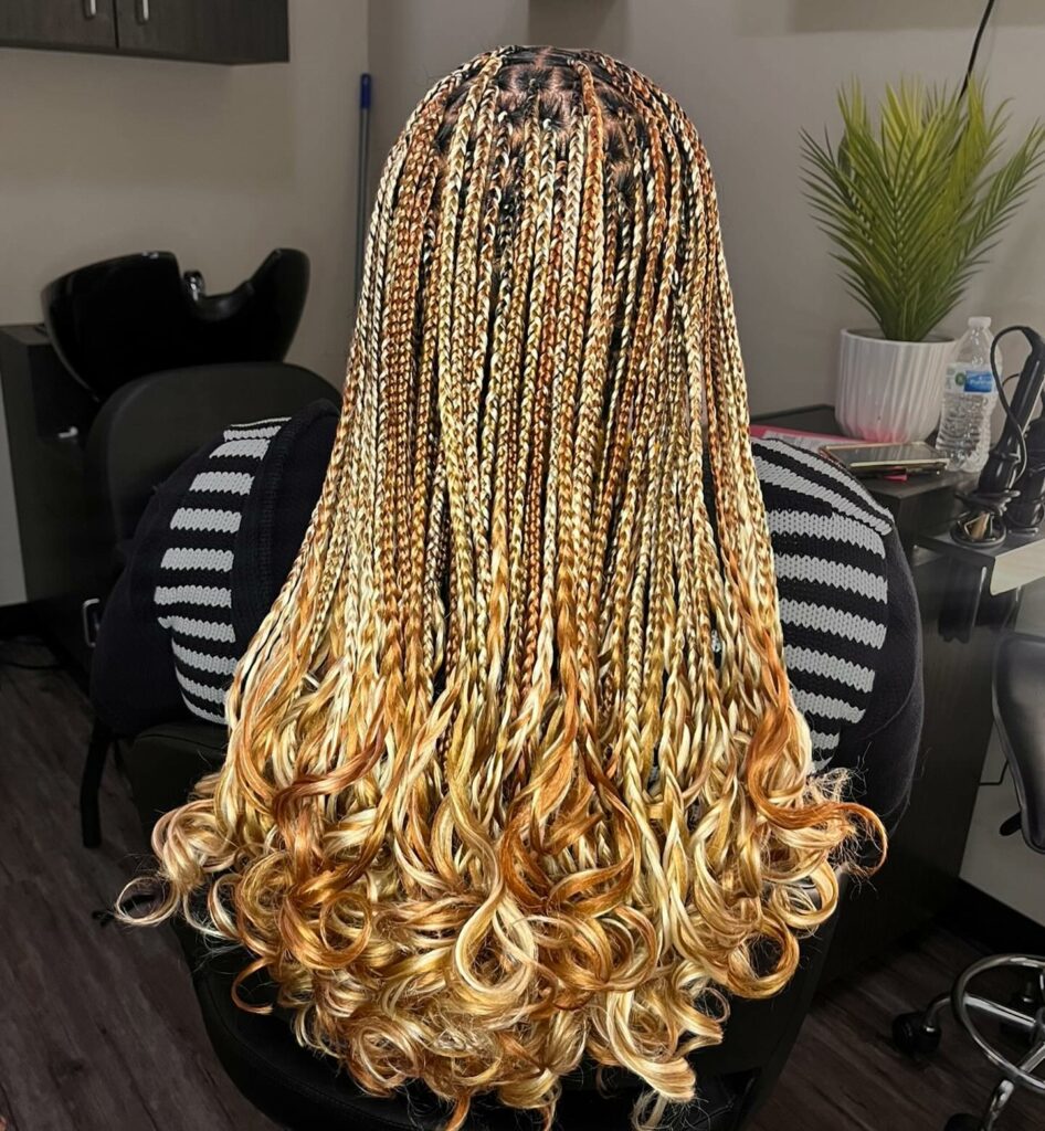 35 Micro Braids Ideas to Elevate Your Hairstyle in 2024 15 Glam It Up with Long Micro Braids