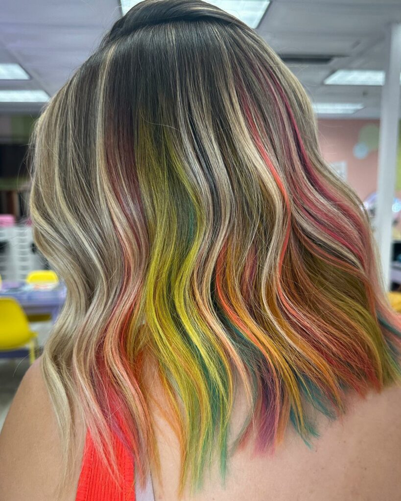 55 Dirty Blonde Ideas to Try in 2024 45 Dirty Blonde Rainbow