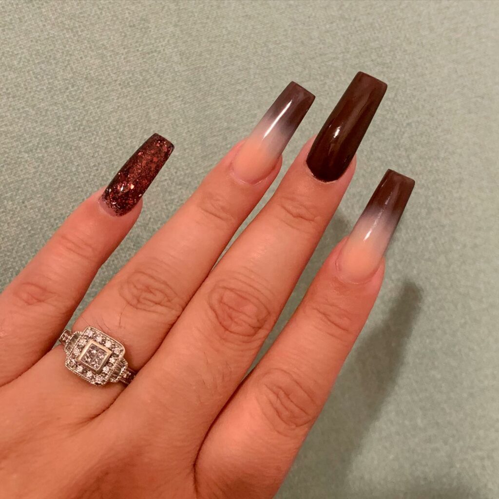 21 Latest Brown Ombre Nail Designs To Try In 2024! 31